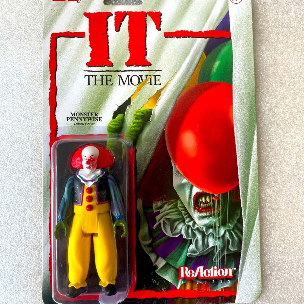 Reaction 3 3/4" Stephen King's IT - Movie version Monster Pennywise MOC